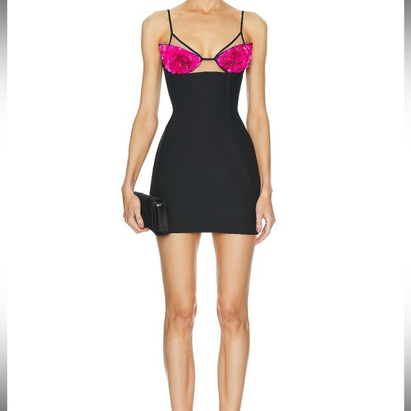 David Koma Crystal Mini Dress Size UK 8 - Picture 1 of 3